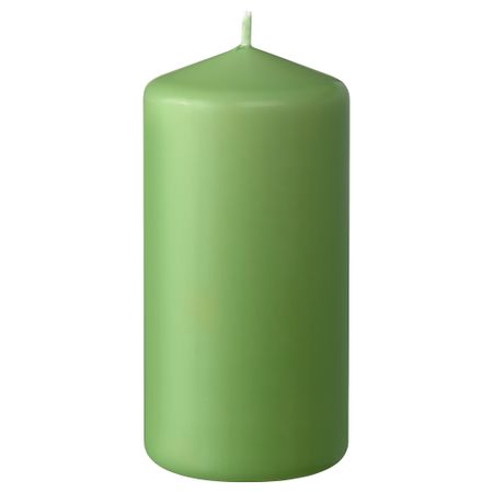 Неароматическая формовая свеча, зеленый, 14 см IKEA DAGLIGEN ДАГЛИГЕН 305.928.78