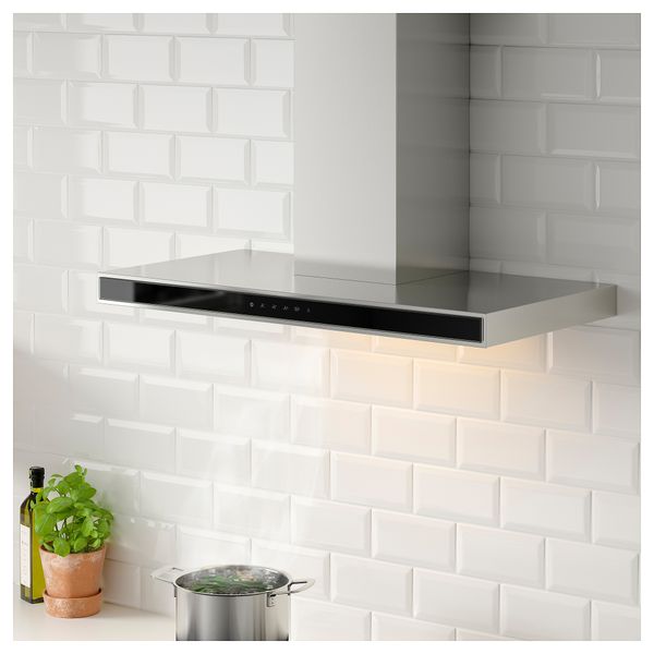 Колпак вытяжного шкафа стенного крепления КУЛИНАРИСК, нержав сталь, стекло - фото 5