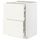 Напольный шкаф 2фасада,2низ, 1 средний, 1 встроенный ящик IKEA METOD МЕТОД, MAXIMERA МАКСИМЕРА 695.071.72
