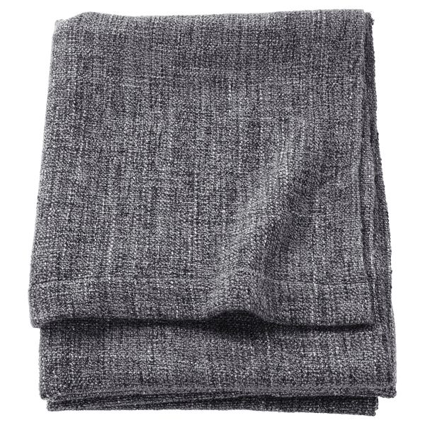 Плед ГУРЛИ, серый/черный (120x180 см) - схема-чертеж с размерами