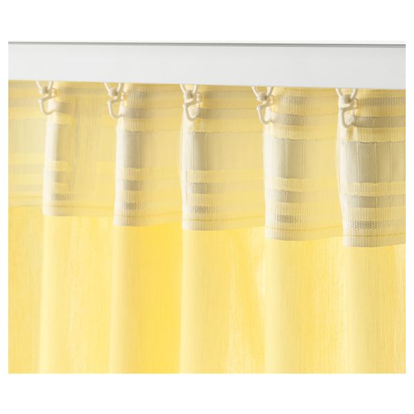 Гардины, 1 пара ВИВАН, желтый (145x300 см) - фото 3