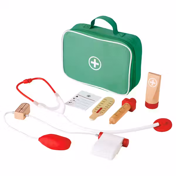 BARKBORRE БАРКБОРРЕ Игрушечный набор доктора, 7 предм. - схема-чертеж с размерами