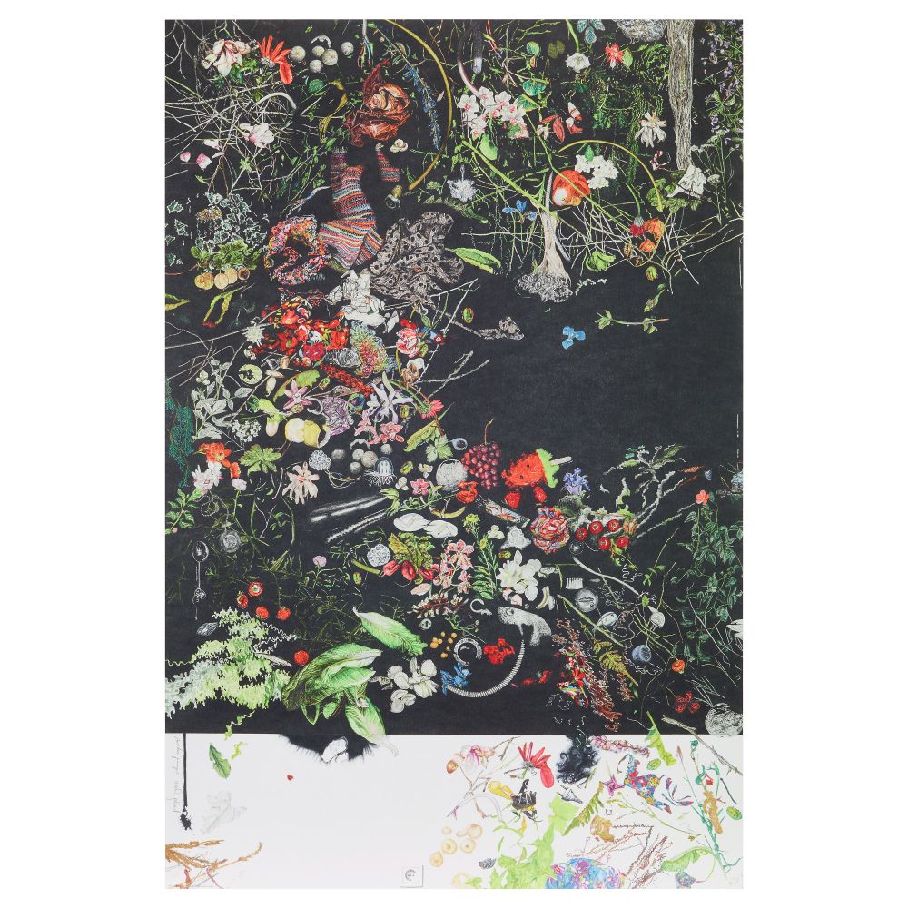 Постер ИКЕА АРТ-ИВЕНТ 2017, Reflections on deep thoughts (61x91 см) - схема-чертеж с размерами