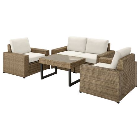 4-местный комплект садовой мебели IKEA SOLLERÖN СОЛЛЕРОН 492.568.67