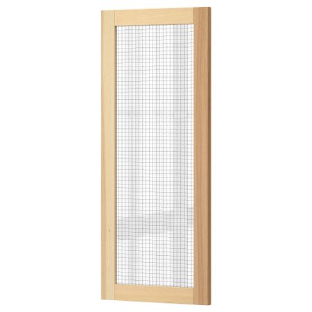 Стеклянная дверь ТОРХЭМН, естественный ясень