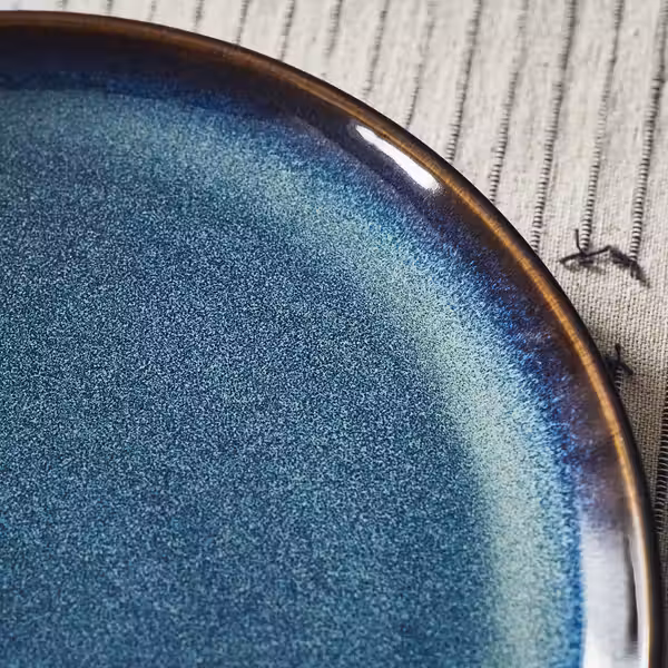 GLADELIG Тарелка - синий 25 см - фото 4