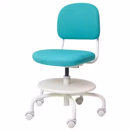 VIMUND Детский стул д/письменного стола - бирюзовый