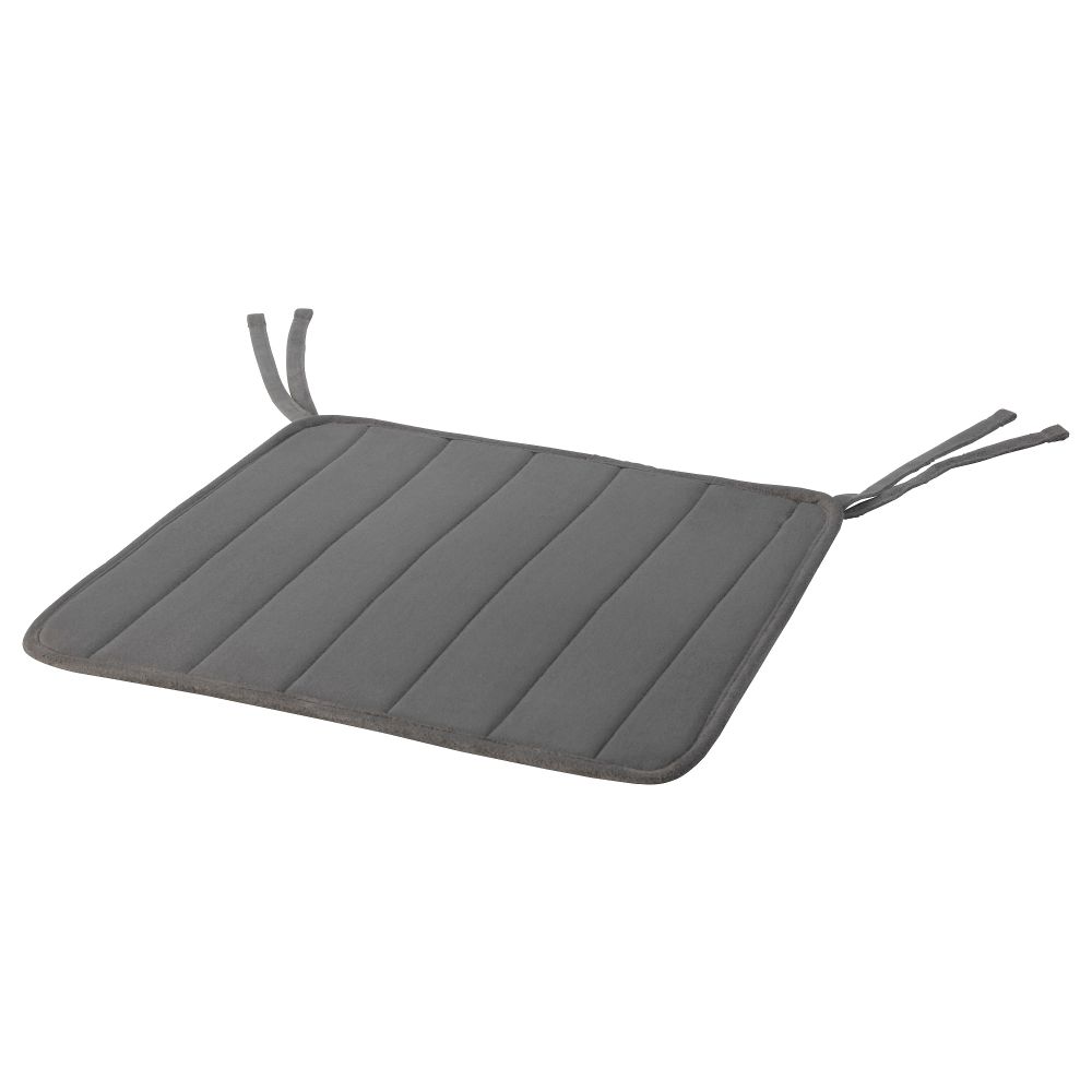 Подушка на стул ВИНТЕРГЭК, серый (32.5/34.5x31x0.7 см) - фото 1