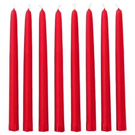 Неароматическая свеча ВИНТЕР 2018, красный (25 см)
