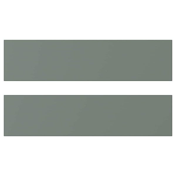 Фронтальная панель ящика, серо-зеленый 40x10 см IKEA BODARP БОДАРП 804.357.01 - фото 1