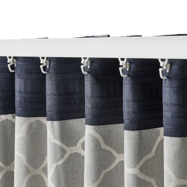 Гардины, 2 шт., синий-белый 145x300 см IKEA CITRUSTRÄD ЦИТРУСТРЭД 604.981.48 - фото 3