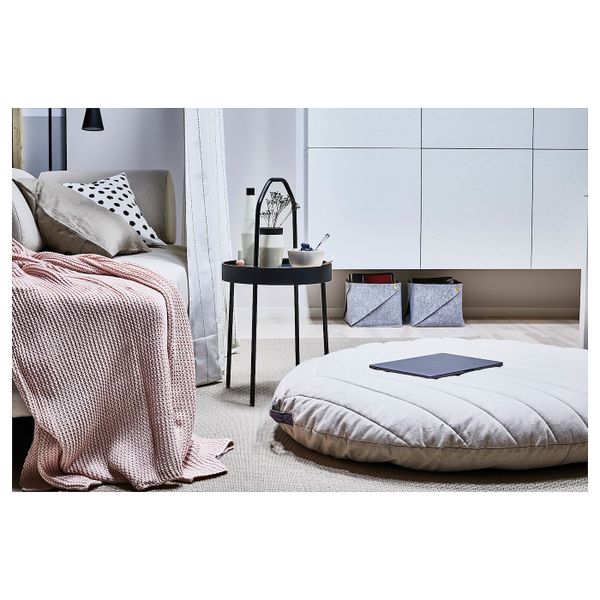 Придиванный столик, черный 38 см IKEA BURVIK БУРВИК 703.555.25 - фото 5