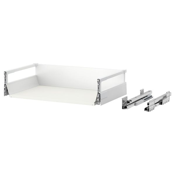 Ящик, средний, белый 60x37 см IKEA MAXIMERA МАКСИМЕРА 803.681.03 - схема-чертеж с размерами