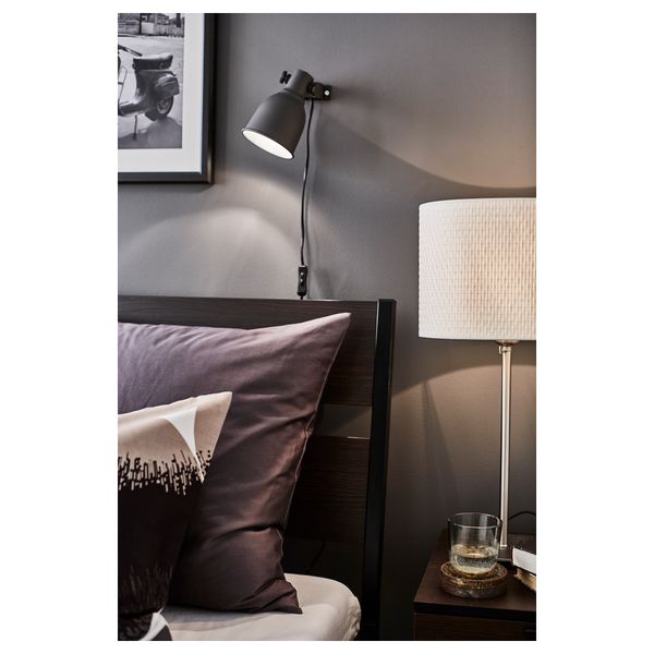 Каркас кровати ТРИСИЛ, темно-коричневый, Леирсунд - схема-чертеж с размерами