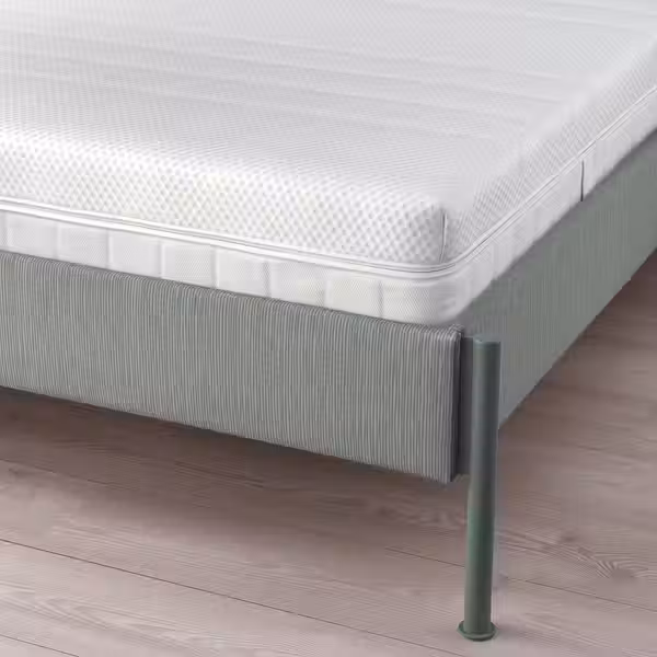 TÄLLÅSEN Каркас кровати с обивкой с матрасом - фото 2