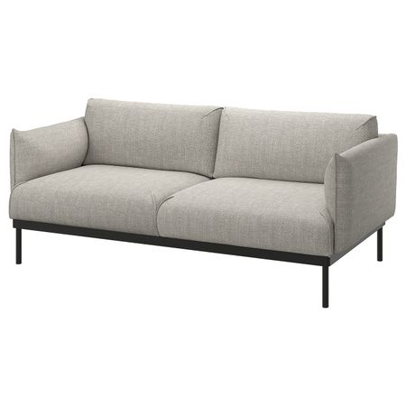 2-местный диван, Лейде светло-серый IKEA ÄPPLARYD ЭППЛАРЮД 605.062.28