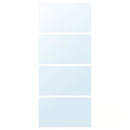 AULI 4 панели д/рамы раздвижной дверцы - зеркальное стекло 100x236 см