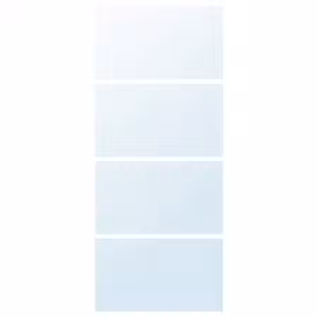 AULI 4 панели д/рамы раздвижной дверцы - зеркальное стекло 100x236 см