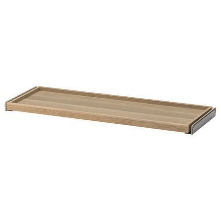 Выдвижная полка, под беленый дуб 100x35 см IKEA KOMPLEMENT КОМПЛИМЕНТ 604.375.79