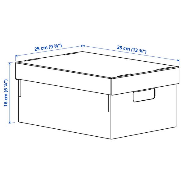 Упаковка 7 из 6 для IKEA - схема-чертеж с размерами