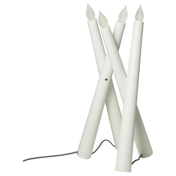 Светодиодное напольное украшение СТРОЛА, белый - схема-чертеж с размерами