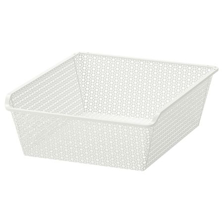 Металлическая корзина, с рисунком, белый, 50x58 см IKEA KOMPLEMENT КОМПЛИМЕНТ 902.573.31