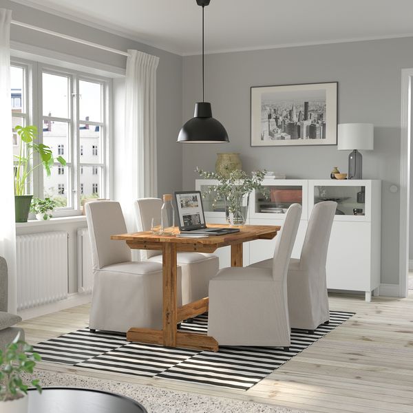 Стол и 4 стула IKEA BERGMUND БЕРГМУНД, NACKANÄS 194.818.29 - фото 3