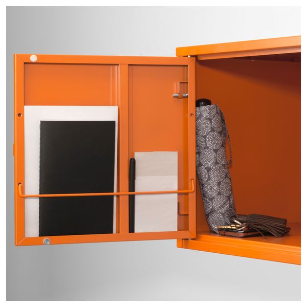Шкаф ЛИКСГУЛЬТ, металлический, оранжевый (35x35 см) - фото 3
