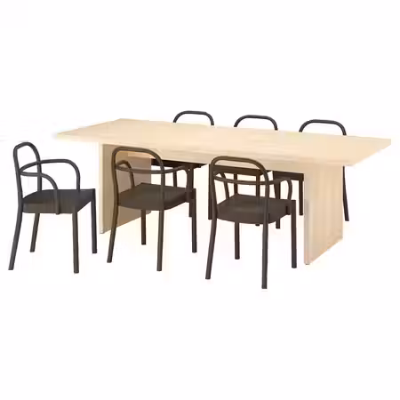 BERGSHYTTAN БЕРГСХЮТТАН / STOCKHOLM 2025 СТОКГОЛЬМ 2025 Стол и 6 стульев