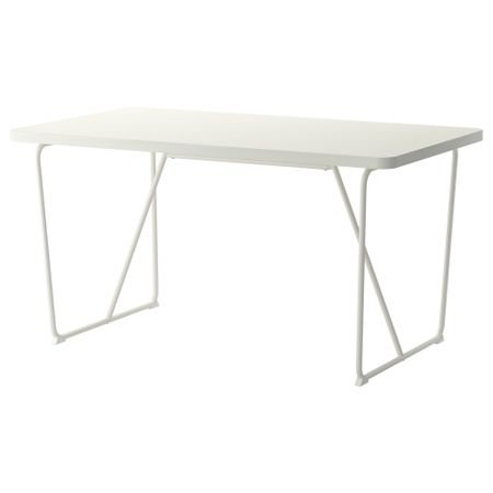 Стол РЮДЕБЭКК, белый, Бэккарид белый (150x78 см)