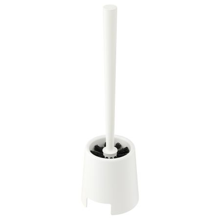 Щетка для туалета, держатель, белый IKEA BOLMEN БОЛЬМЕН 201.595.22