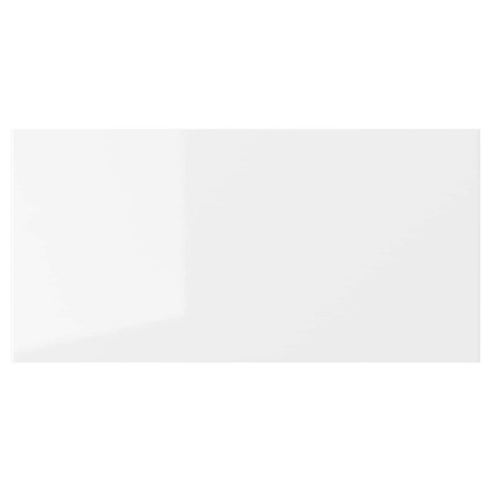 Фронтальная панель ящика, глянцевый белый 40x20 см IKEA RINGHULT РИНГУЛЬТ 803.672.31 - фото 1