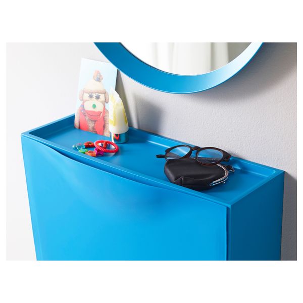 Галошница шкаф ТРОНЭС, синий (51x39 см) - фото 2