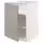 METOD Напольный шкаф с полками - белый/Upplöv матовый темно-бежевый 60x60 см