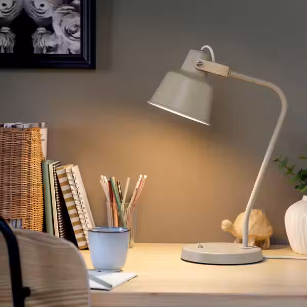 SJÖMAKT ШЁМАКТ Настольная лампа - бежевый/ясень - фото 2