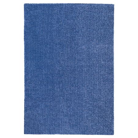 Ковер, короткий ворс, темно-синий 133x195 см IKEA LANGSTED ЛАНГСТЕД 204.080.55