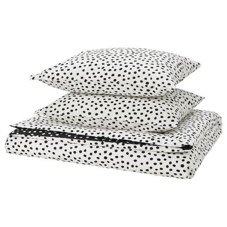 BJÖRKGRÅMAL Пододеяльник и 2 наволочки