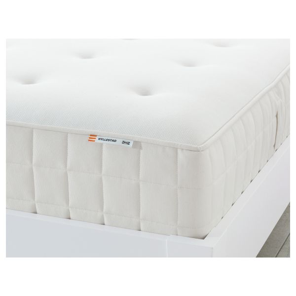 Матрас с пружинами карманного типа, жесткий/белый 160x200 см IKEA HYLLESTAD ХИЛЛЕСТАД 704.258.06 - фото 1