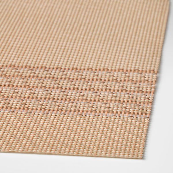 Салфетка под приборы, светло-красный/бежевый 45x33 см IKEA SNOBBIG СНУББИГ 004.812.78 - фото 2