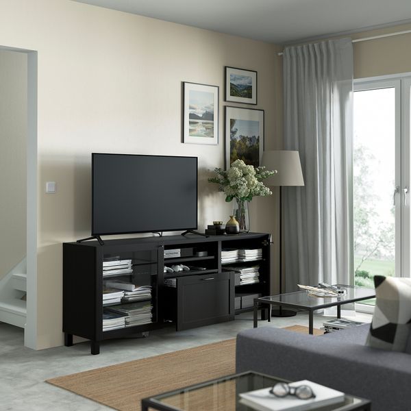 Тумба для ТВ с ящиками, 180x42x74 cm IKEA BESTÅ БЕСТО 291.940.88 - фото 3