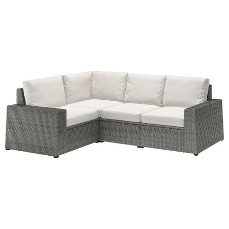 Модульный Угловой 3-местный диван, садовый IKEA SOLLERÖN СОЛЛЕРОН 392.877.89
