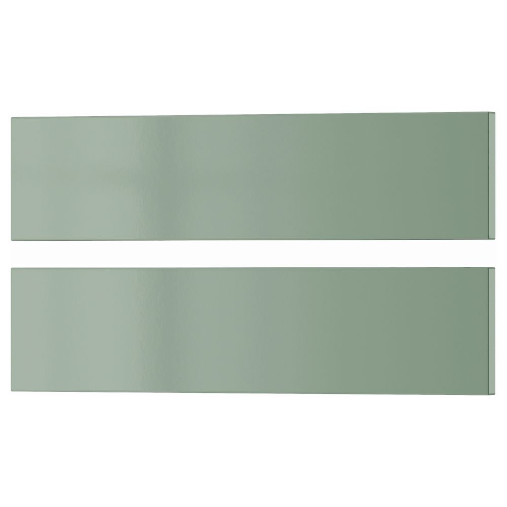 Фронтальная панель ящика КАЛЛАРП, глянцевый светло-зеленый - фото 1