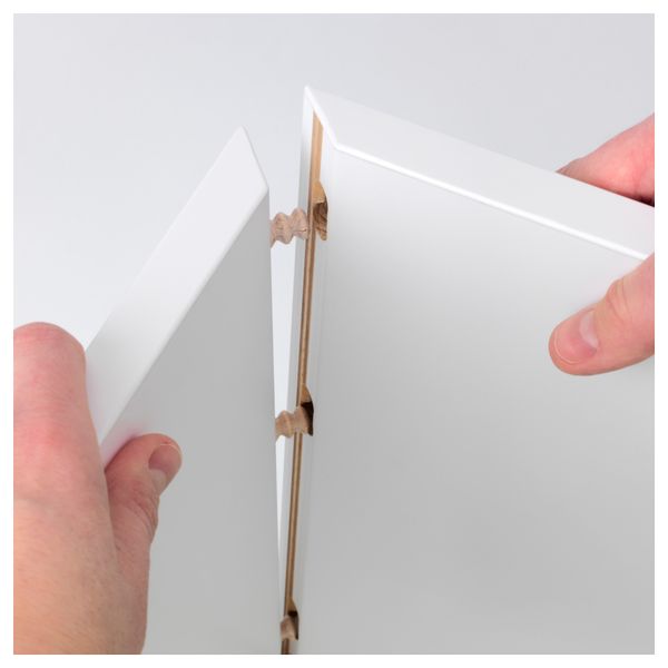 Навесной шкаф с 1 дверцей ВЭЛЬЕ, белый (35x68 см) - фото 3