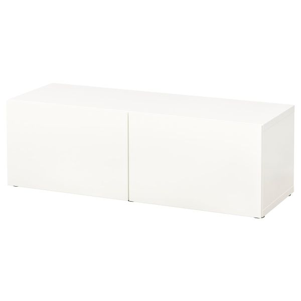 Стеллаж с дверьми, белый/Лаппвикен белый 120x42x38 см IKEA BESTÅ БЕСТО 992.443.63 - фото 1