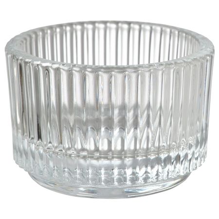 Подсвечник для греющей свечи, прозрачное стекло 3.5 см IKEA FINSMAK 604.709.84