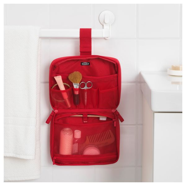 Косметичка ФОРФИНА, красный - схема-чертеж с размерами