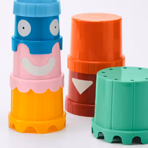 UPPSTÅ Стаканчики - разноцветный - схема-чертеж с размерами