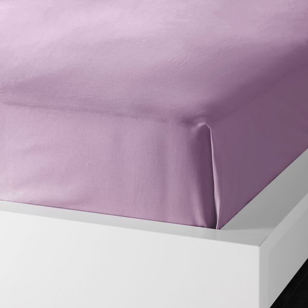 Простыня, сиреневый 240x260 см IKEA DVALA ДВАЛА 804.971.38 - фото 2