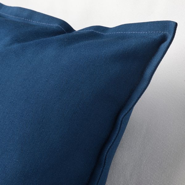 Чехол на подушку, 50x50 см, темно-синий IKEA GURLI ГУРЛИ 605.420.90 - схема-чертеж с размерами