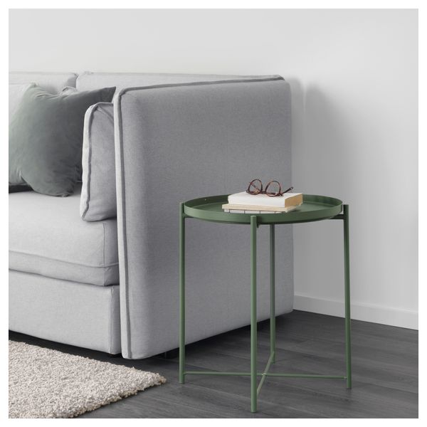 Стол сервировочный ГЛАДОМ, темно-зеленый (45x53 см) - фото 3